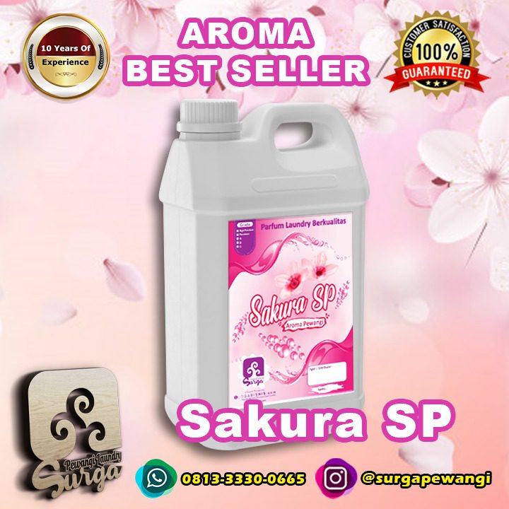 aroma parfum laundry best seller sakura sp